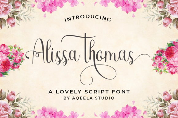 Alissa Thomas Script: A Modern Typeface for Web Design