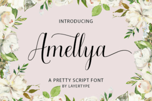 Amellya Script: A Modern Typeface for Editorial Design