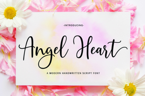 Angel Heart Script: A Modern Typeface for Digital Design