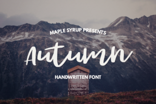 Autumn Script: A Modern Handwritten Font for Campaigns