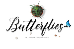 Butterflies Script: A Fresh Typeface for Crafters