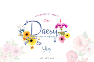 Daesy Script: A Stylish Calligraphic Font for Web Design