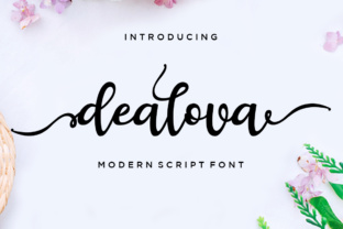 Dealova Script: A Refined Typeface for Editorial Design