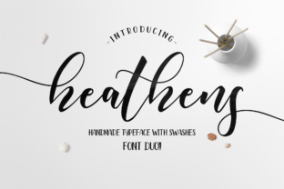 Heathens Script Font for Modern Branding