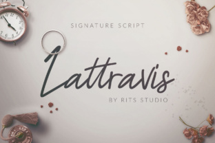 Lattravis Script: A Handwritten Font for Web Design