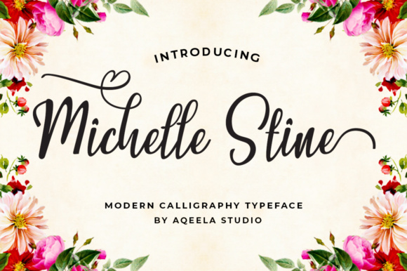 Michelle Stine Script: A Typeface for Elegant Editorial Design