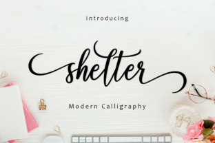 Shelter Script: A Premium Font for Modern Campaigns