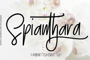 Spianthara Script: A Modern Typeface for Elegant Editorial Design
