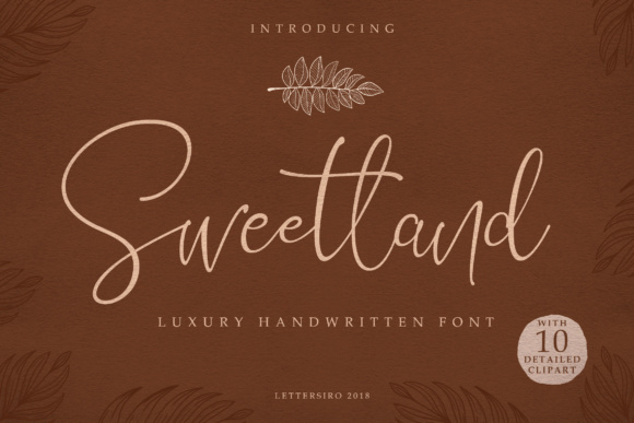 Sweetland Script: A Handwritten Font for Polished Branding