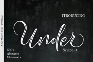 Under Script: The Handwritten Font for Makers