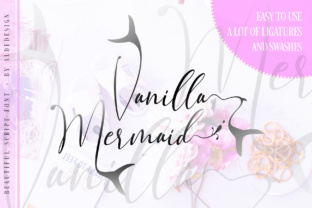 Vanilla Mermaid Script: A Playful Typeface for Makers