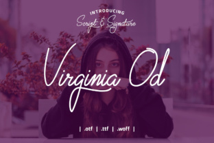 Virginia Od Script Font for Branding
